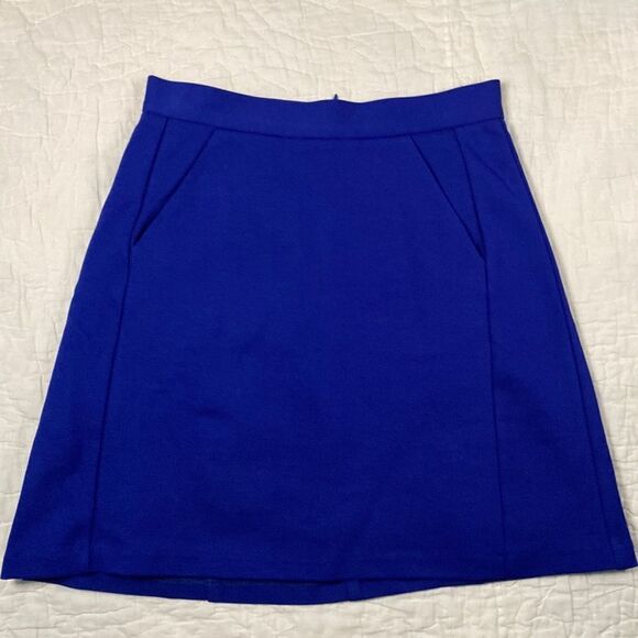 Anthropologies Hutch Cobalt Blue Pocketed Mini Skirt size XS - Picture 1 of 9
